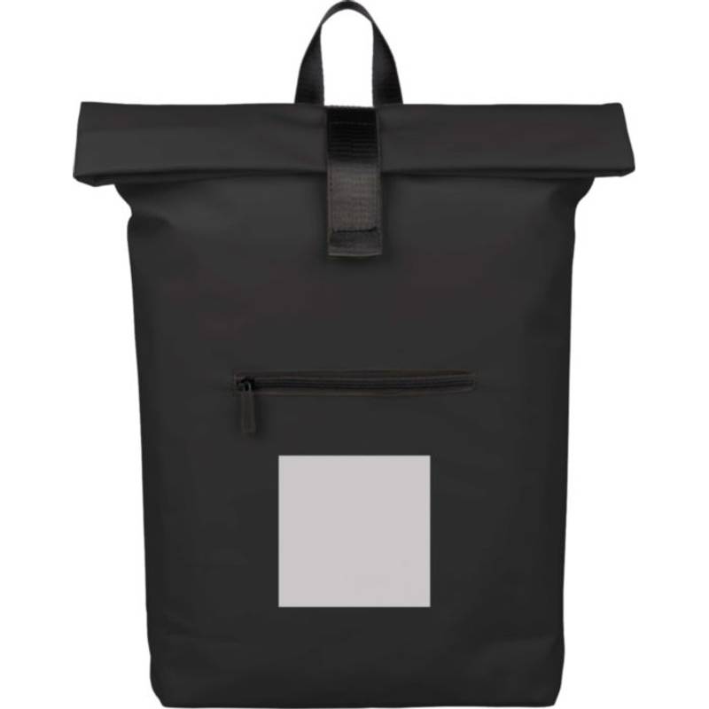 Batoh z recyklovaného PU Naiya, čierna Batoh z recyklovaného PU Naiya, čierna