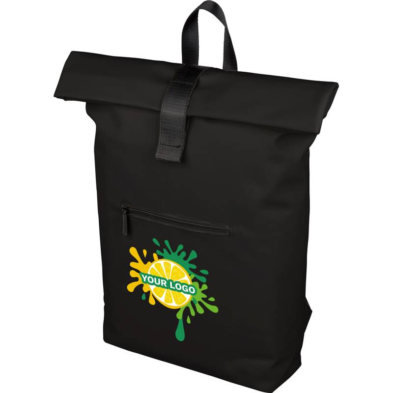 Batoh z recyklovaného PU Naiya, čierna Batoh z recyklovaného PU Naiya, čierna