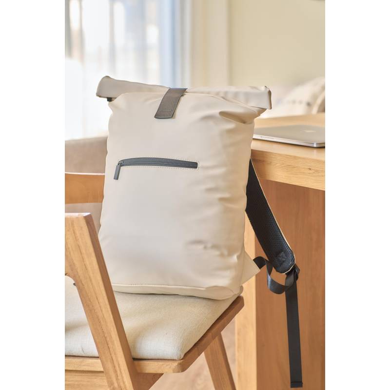 Batoh z recyklovaného PU Naiya, čierna Batoh z recyklovaného PU Naiya, čierna