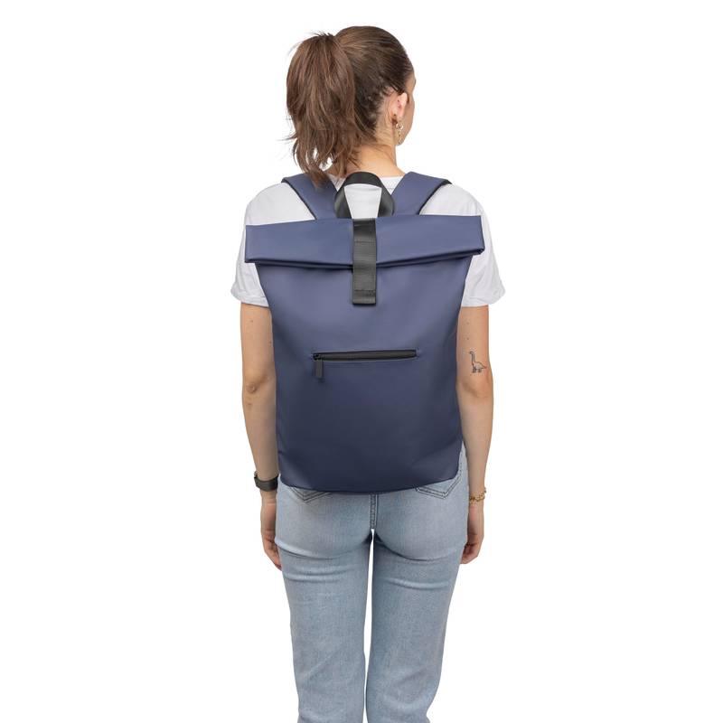 Batoh z recyklovaného PU Naiya, čierna Batoh z recyklovaného PU Naiya, čierna