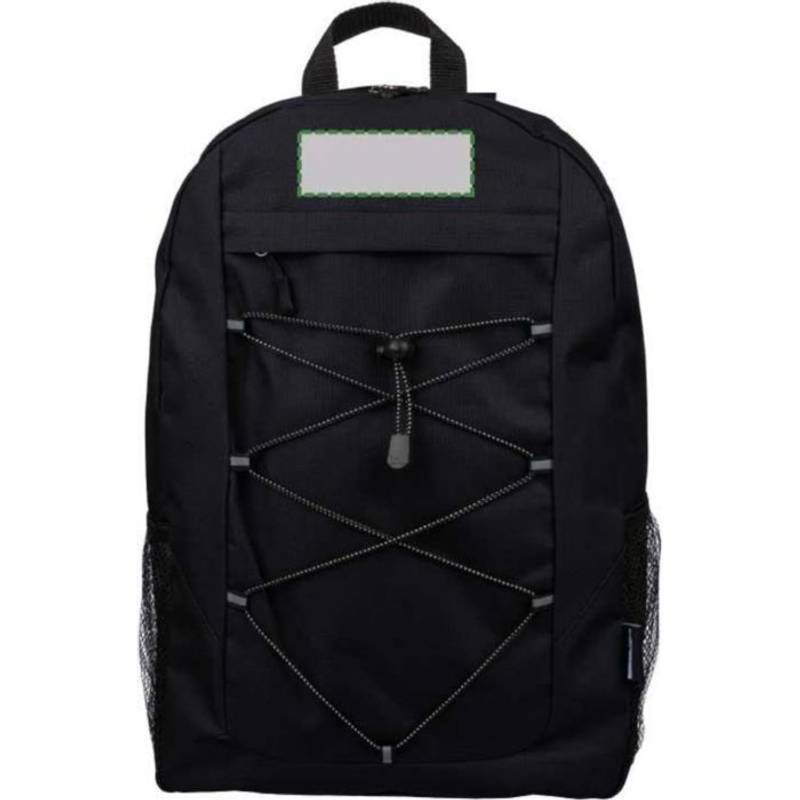 Outdoorový batoh Jari z polyesteru rPET (600D), čierna Outdoorový batoh Jari z polyesteru rPET (600D), čierna