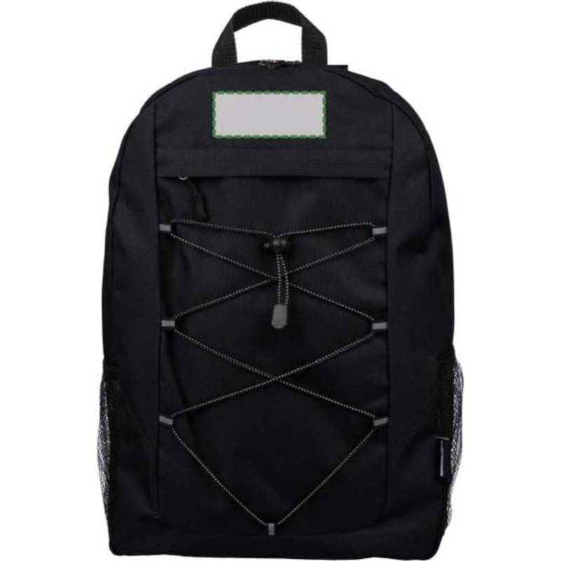 Outdoorový batoh Jari z polyesteru rPET (600D), čierna Outdoorový batoh Jari z polyesteru rPET (600D), čierna