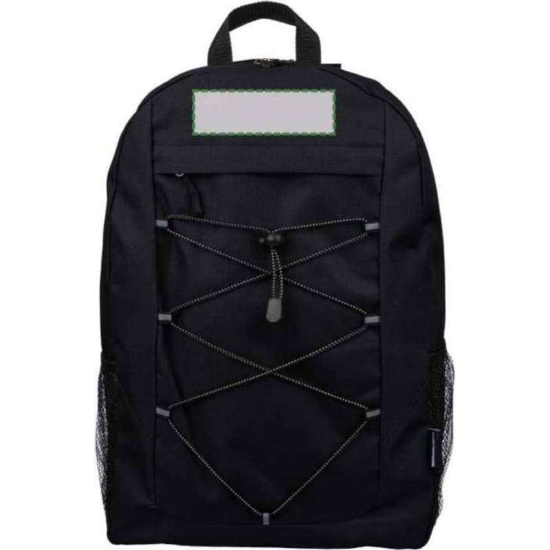 Outdoorový batoh Jari z polyesteru rPET (600D), čierna Outdoorový batoh Jari z polyesteru rPET (600D), čierna