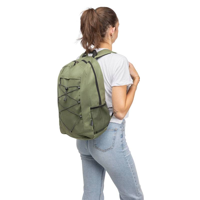 Outdoorový batoh Jari z polyesteru rPET (600D), čierna Outdoorový batoh Jari z polyesteru rPET (600D), čierna