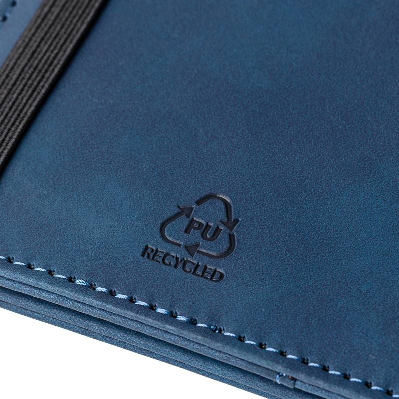 Puzdro na pas a štítok na batožinu z recyklovaného PU Zani, čierna Puzdro na pas a štítok na batožinu z recyklovaného PU Zani, čierna