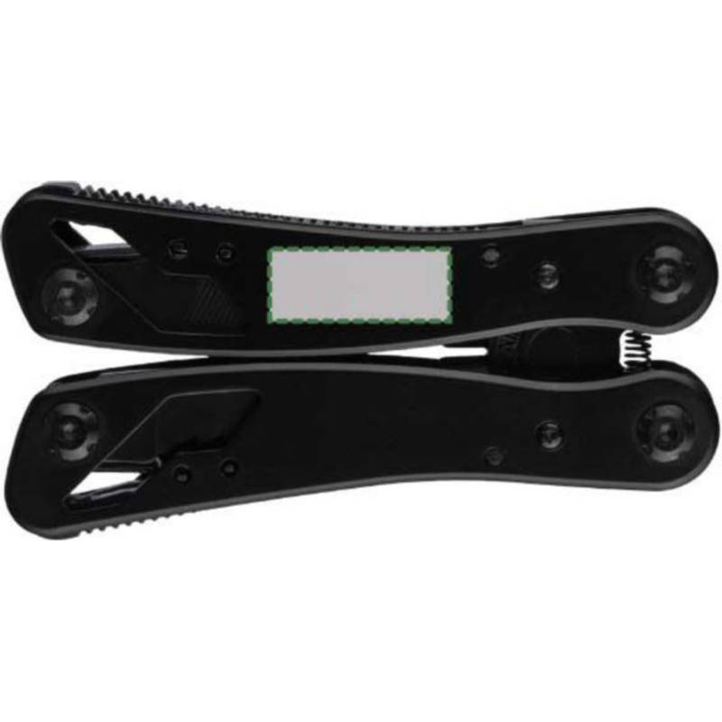 Čierny hliníkový multifunkčný nástroj Ariane, čierna Čierny hliníkový multifunkčný nástroj Ariane, čierna