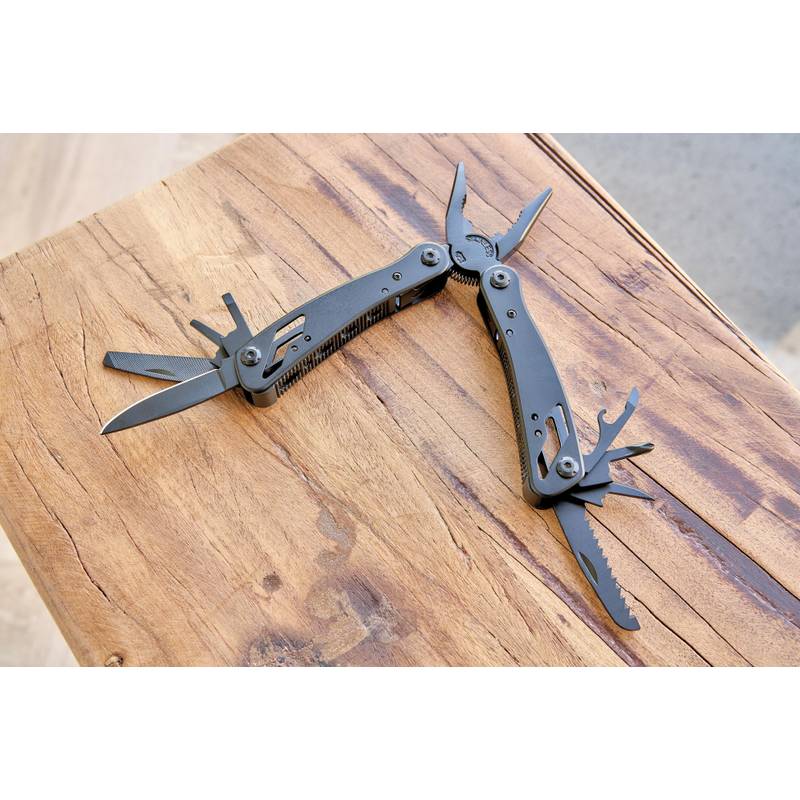 Čierny hliníkový multifunkčný nástroj Ariane, čierna Čierny hliníkový multifunkčný nástroj Ariane, čierna