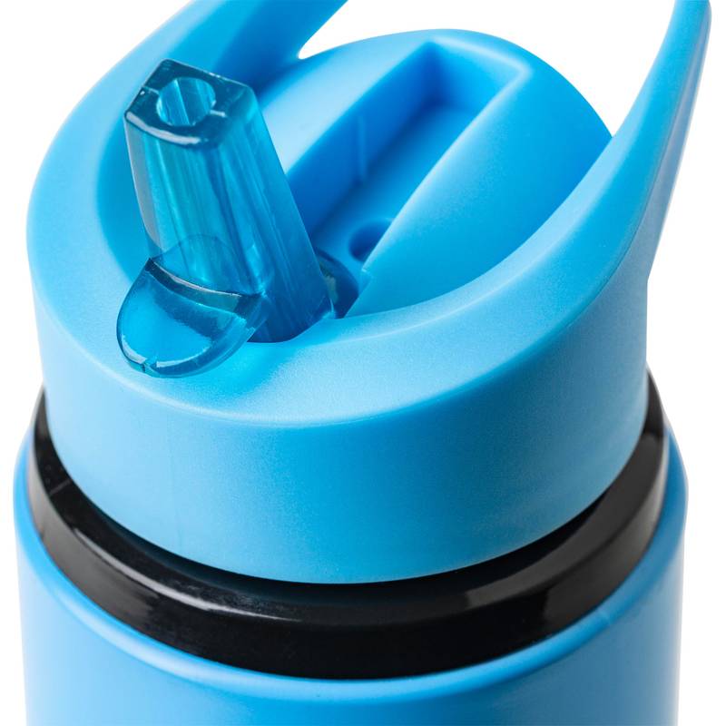 Fľaša na pitie z recyklovaného nerezu (500 ml) Zeno, čierna Fľaša na pitie z recyklovaného nerezu (500 ml) Zeno, čierna