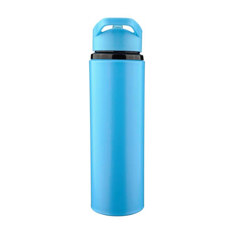Fľaša na pitie z recyklovaného nerezu (500 ml) Zeno, čierna Fľaša na pitie z recyklovaného nerezu (500 ml) Zeno, čierna