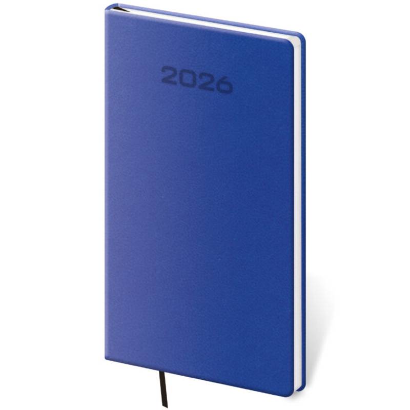 Kapesní diář Soft modrý, 2026 Kapesní diář Soft modrý, 2026