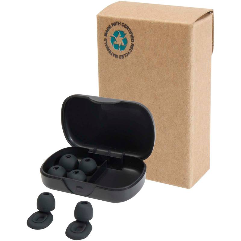 Hush špunty do uší, černá Hush špunty do uší, černá