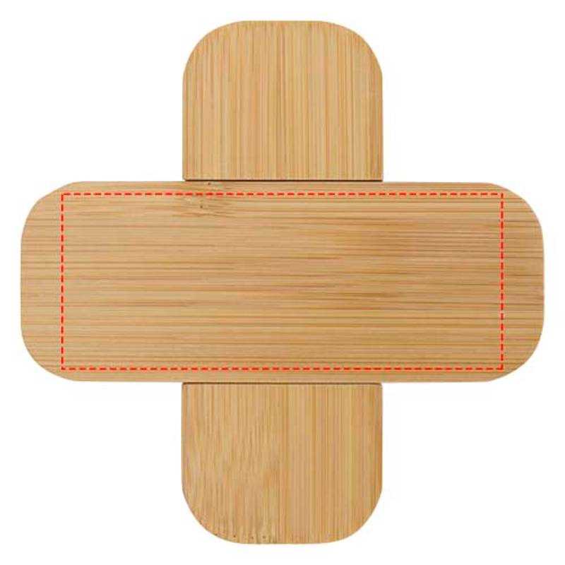 Croc malá bambusová podložka, hnědá Natural Croc malá bambusová podložka, hnědá Natural