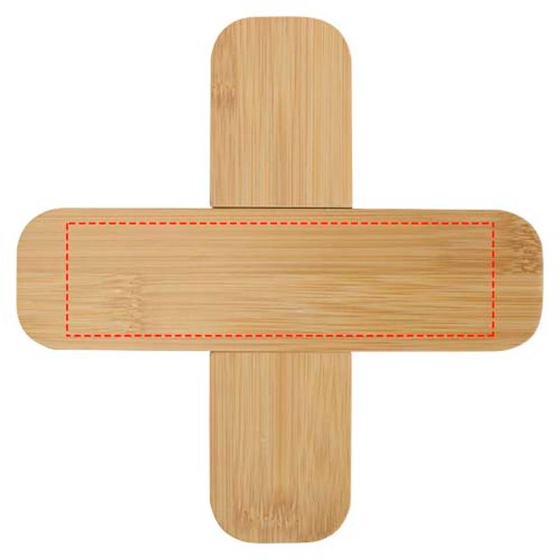 Croc velká bambusová podložka, hnědá Natural Croc velká bambusová podložka, hnědá Natural