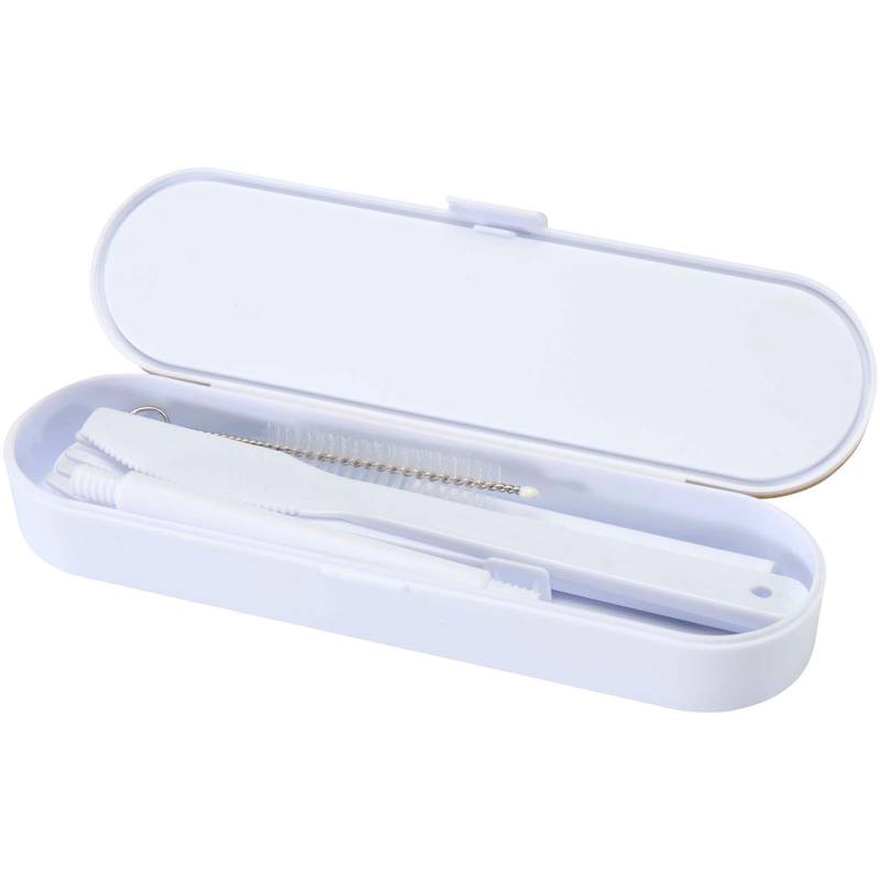 Runa sada příborů s bambusovým víkem, bílá Runa sada příborů s bambusovým víkem, bílá