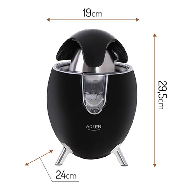 Odšťavňovač na citrusy, černá Odšťavňovač na citrusy, černá