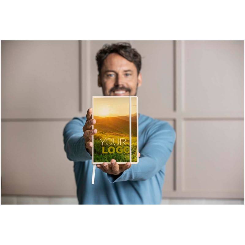 Zápisník s pevnou obálkou A5 Spectrum, hnědá Oatmeal Zápisník s pevnou obálkou A5 Spectrum, hnědá Oatmeal