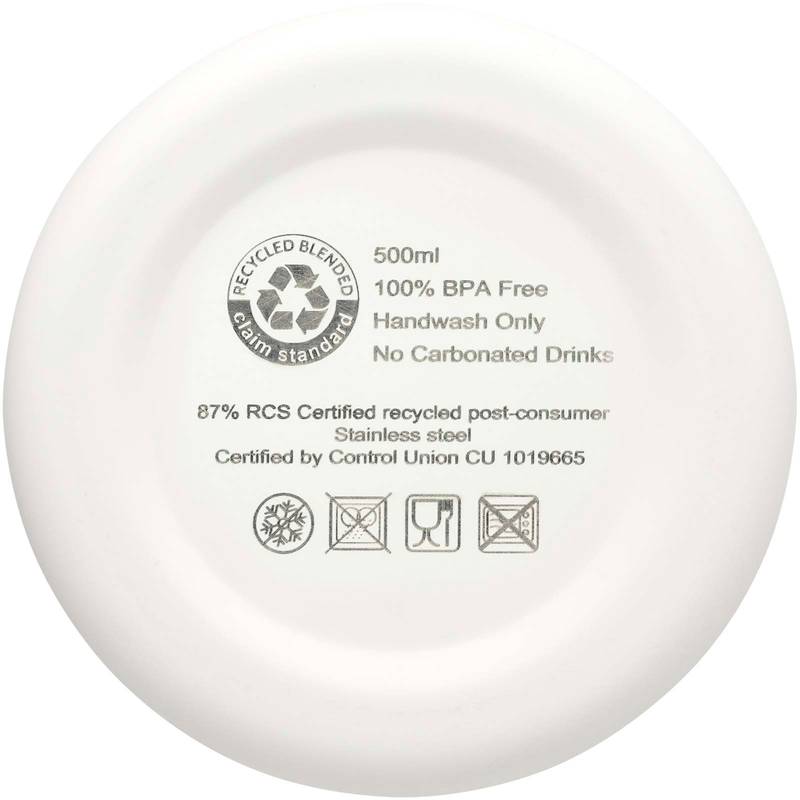 Spring 500ml RCS certifikovaná medená vákuovo izolovaná fľaša, čierna Spring 500ml RCS certifikovaná medená vákuovo izolovaná fľaša, čierna