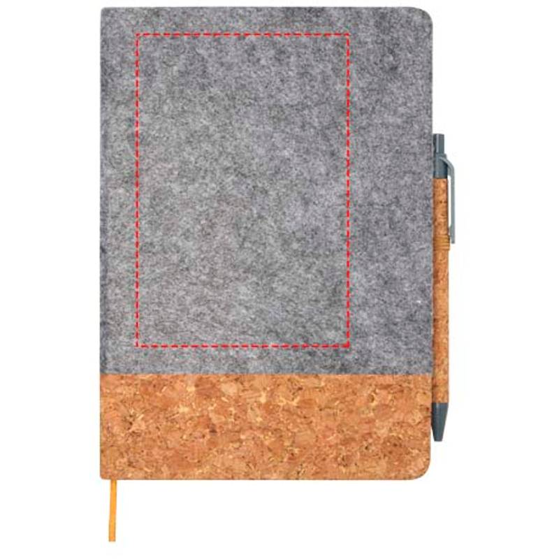 Veronica zápisník formátu A5 s pevnou obálkou, hnedá - sivá Veronica zápisník formátu A5 s pevnou obálkou, hnedá - sivá