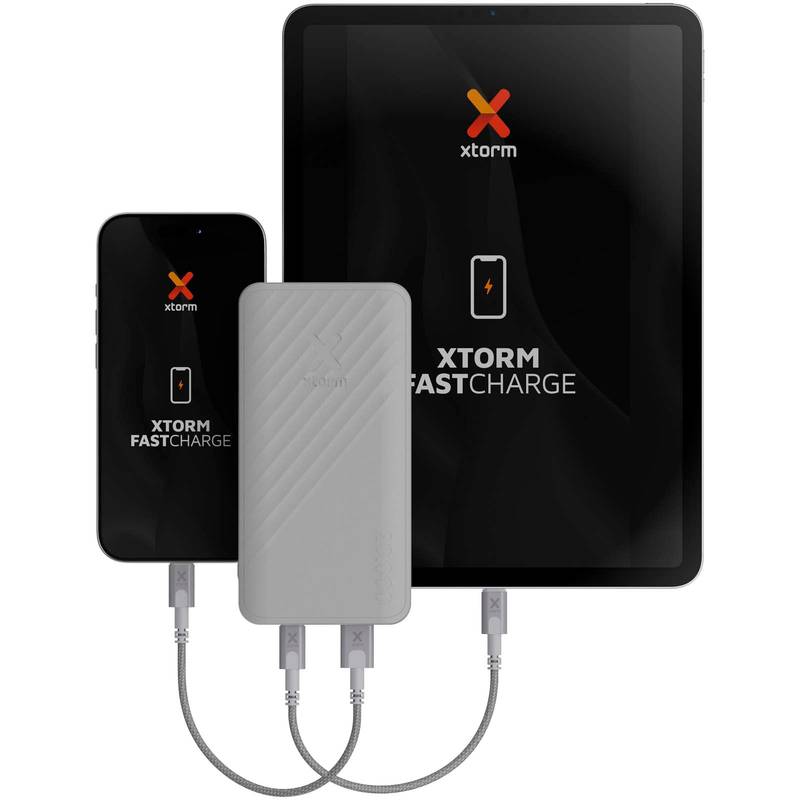 Xtorm XG220 Go2 15W 20 000mAh powerbanka s rýchlym nabíjaním, biela Xtorm XG220 Go2 15W 20 000mAh powerbanka s rýchlym nabíjaním, biela