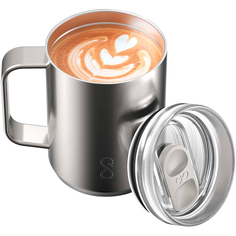 350ml cestovný hrnček s tepelnou izoláciou Ocean Bottle, sivá Steel 350ml cestovný hrnček s tepelnou izoláciou Ocean Bottle, sivá Steel