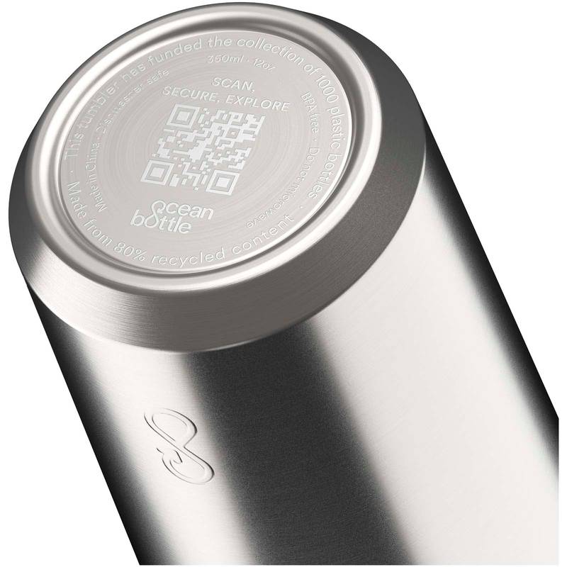 350ml hrnček s tepelnou izoláciou Ocean Bottle, sivá Steel 350ml hrnček s tepelnou izoláciou Ocean Bottle, sivá Steel