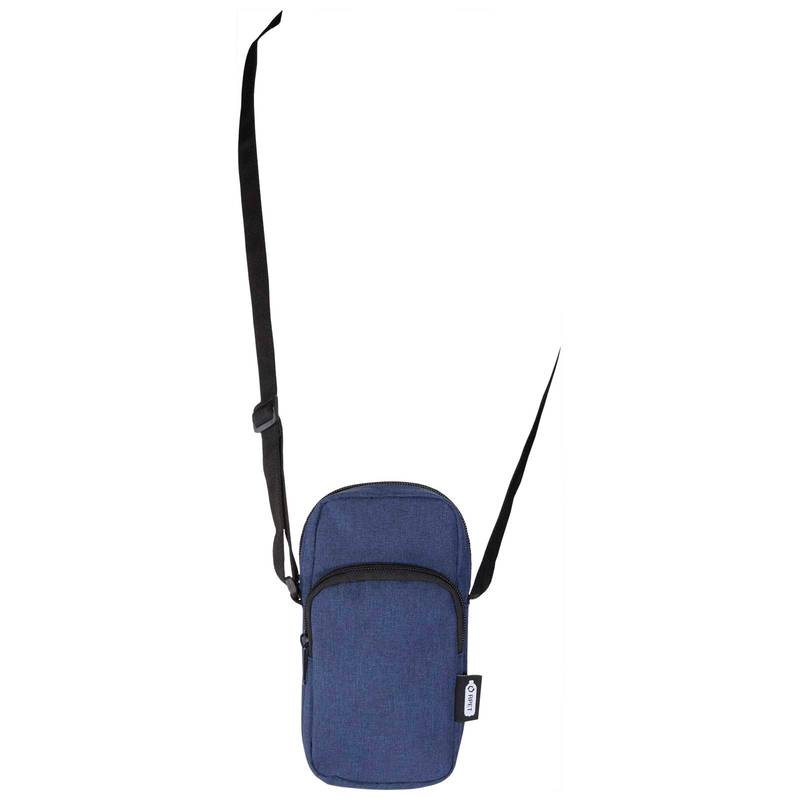 GRS recyklované puzdro na telefón Ross, modrá Heather Navy GRS recyklované puzdro na telefón Ross, modrá Heather Navy