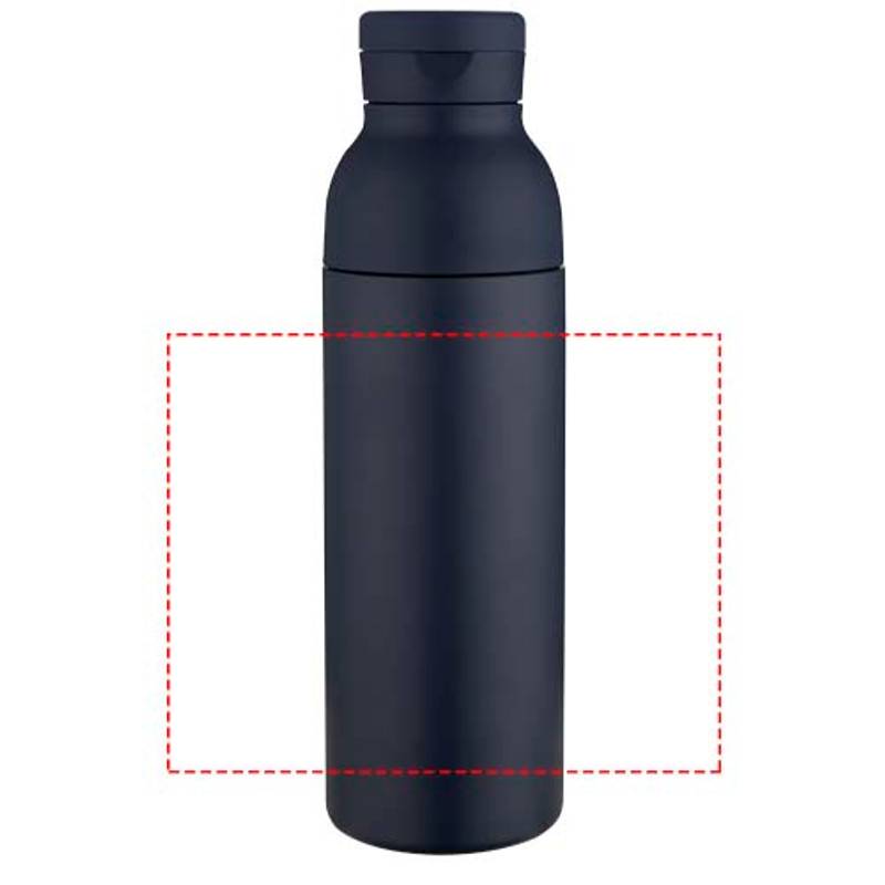 650ml recykl. dvojstenná nerezová fľaša na vodu Illuminate so sadou 3 viečok, modrá Navy 650ml recykl. dvojstenná nerezová fľaša na vodu Illuminate so sadou 3 viečok, modrá Navy