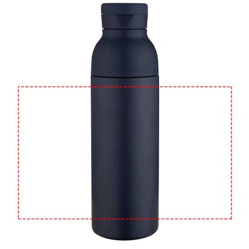 650ml recykl. dvojstenná nerezová fľaša na vodu Illuminate so sadou 3 viečok, modrá Navy 650ml recykl. dvojstenná nerezová fľaša na vodu Illuminate so sadou 3 viečok, modrá Navy
