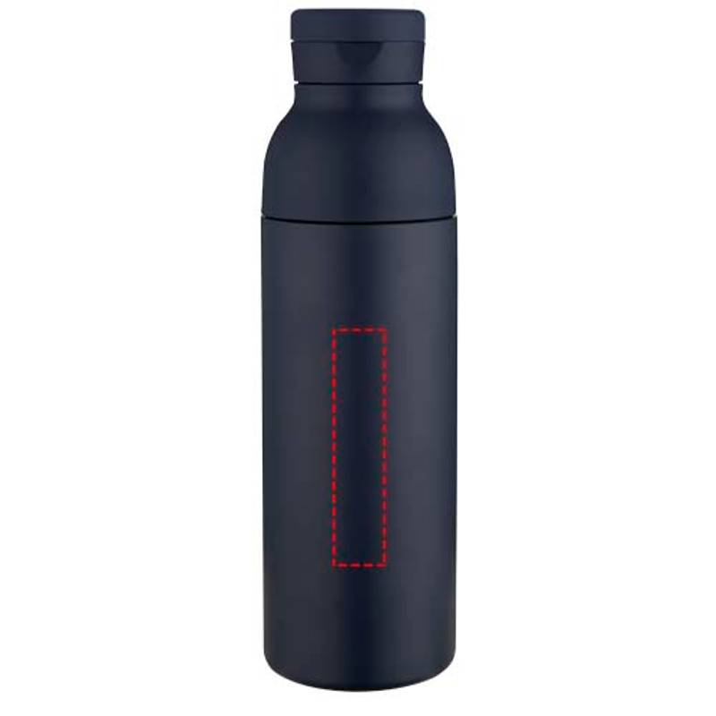 650ml recykl. dvojstenná nerezová fľaša na vodu Illuminate so sadou 3 viečok, modrá Navy 650ml recykl. dvojstenná nerezová fľaša na vodu Illuminate so sadou 3 viečok, modrá Navy