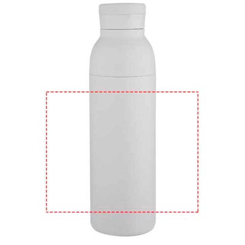 Illuminate nerezová fľaša na vodu s obsahom 650 ml, vákuovou izoláciou, biela Illuminate nerezová fľaša na vodu s obsahom 650 ml, vákuovou izoláciou, biela