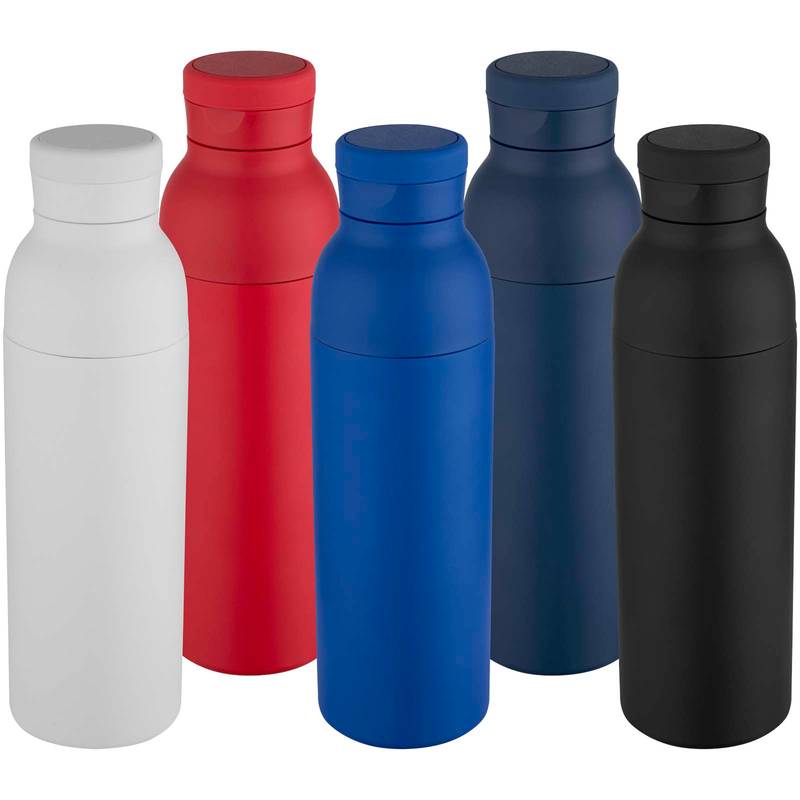 Illuminate nerezová fľaša na vodu s obsahom 650 ml, vákuovou izoláciou, biela Illuminate nerezová fľaša na vodu s obsahom 650 ml, vákuovou izoláciou, biela