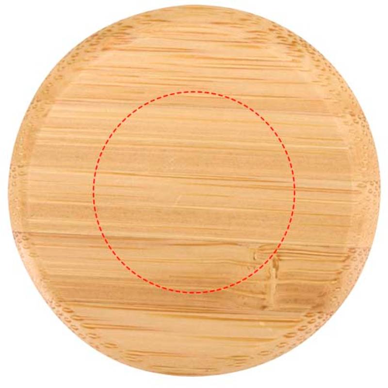 Mirage 650ml jednostenná sklenená fľaša s bambusovým viečkom, transparentná Mirage 650ml jednostenná sklenená fľaša s bambusovým viečkom, transparentná