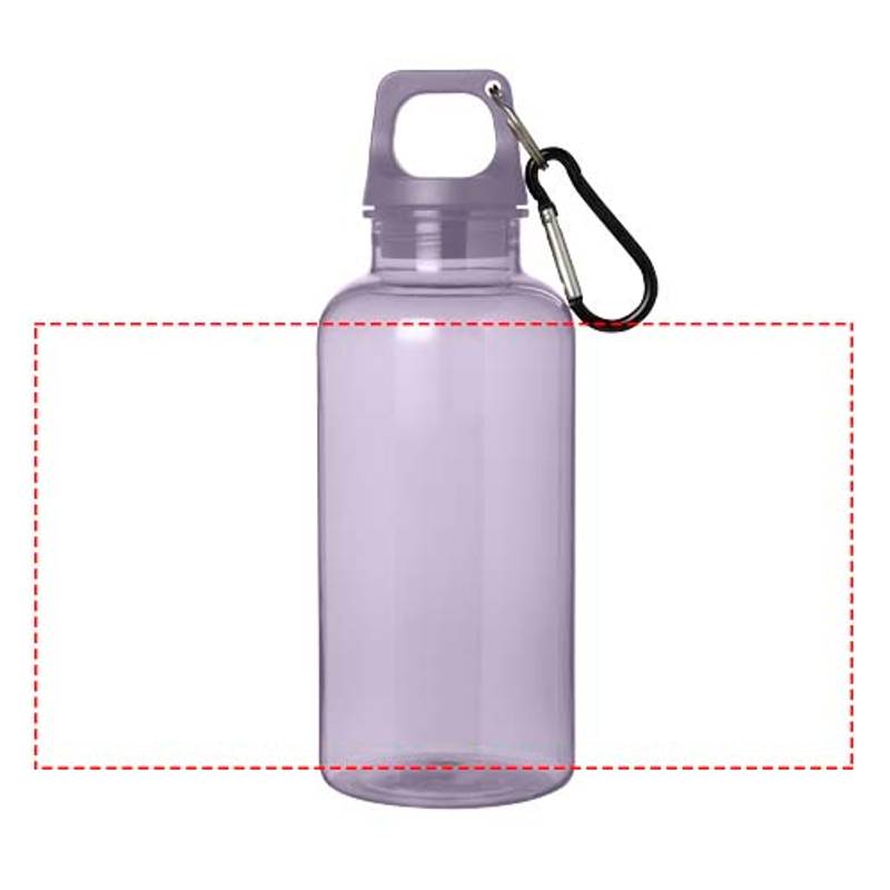 Oregon 400ml fľaša na bode s karabínou z RCS certifikovaného recykl. plastu, fialová Lilac Oregon 400ml fľaša na bode s karabínou z RCS certifikovaného recykl. plastu, fialová Lilac