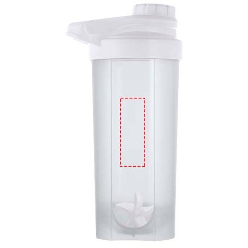 Forza športová fľaša s objemom 700 ml s šejkrovou guličkou, transparentná Forza športová fľaša s objemom 700 ml s šejkrovou guličkou, transparentná