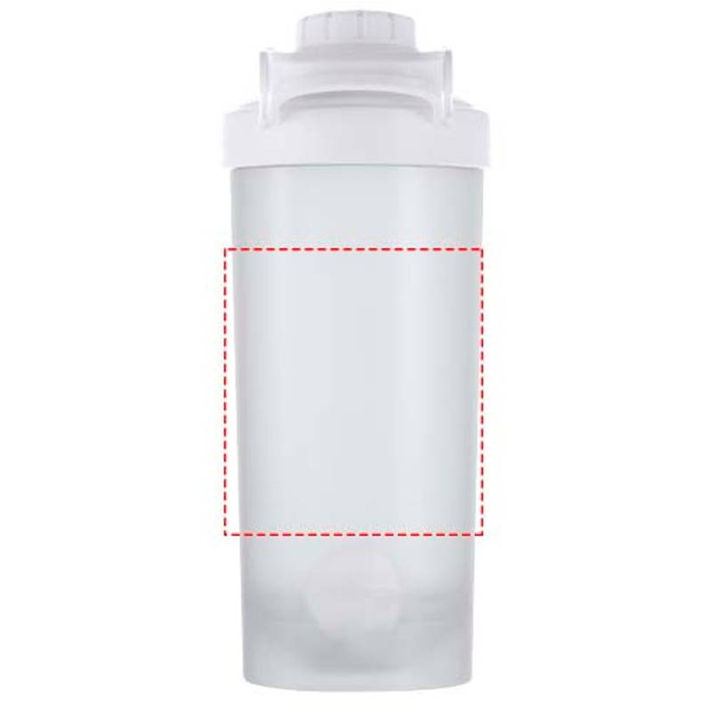 Forza športová fľaša s objemom 700 ml s šejkrovou guličkou, transparentná Forza športová fľaša s objemom 700 ml s šejkrovou guličkou, transparentná