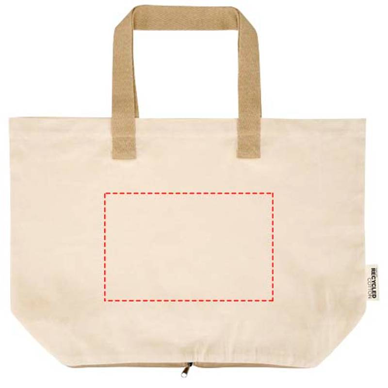 Sierra nákupná taška 140 g/m² z recykl. GRS bavlny, 7l, hnedá Natural - hnedá Natural Sierra nákupná taška 140 g/m² z recykl. GRS bavlny, 7l, hnedá Natural - hnedá Natural