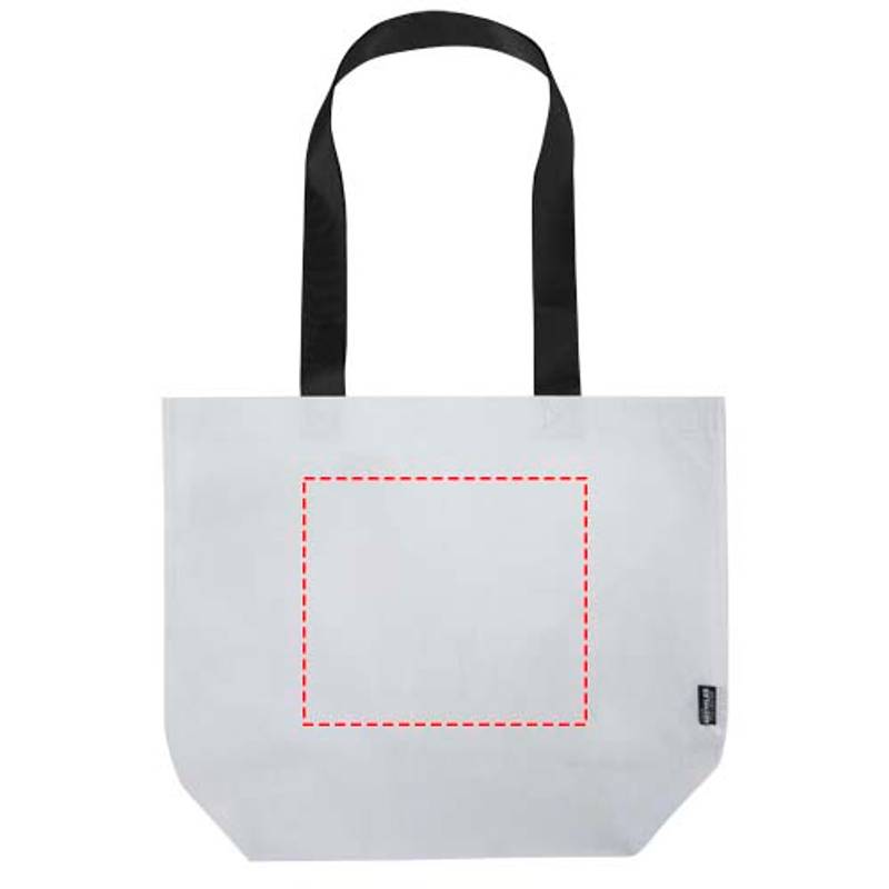 Duo nákupná taška z recykl. GRS s dvojitou lamináciou, 18 l, biela Duo nákupná taška z recykl. GRS s dvojitou lamináciou, 18 l, biela