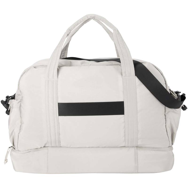 Puffer športová taška z recykl. GRS s izolovaným dnom, 30 l, hnedá Sand Puffer športová taška z recykl. GRS s izolovaným dnom, 30 l, hnedá Sand