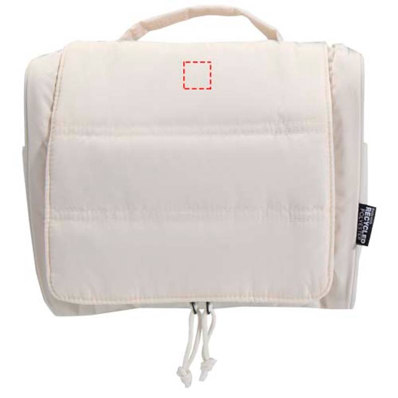 Puffer závesná toaletná taška z recykl. GRS, 8 l, ružová Dusty Puffer závesná toaletná taška z recykl. GRS, 8 l, ružová Dusty