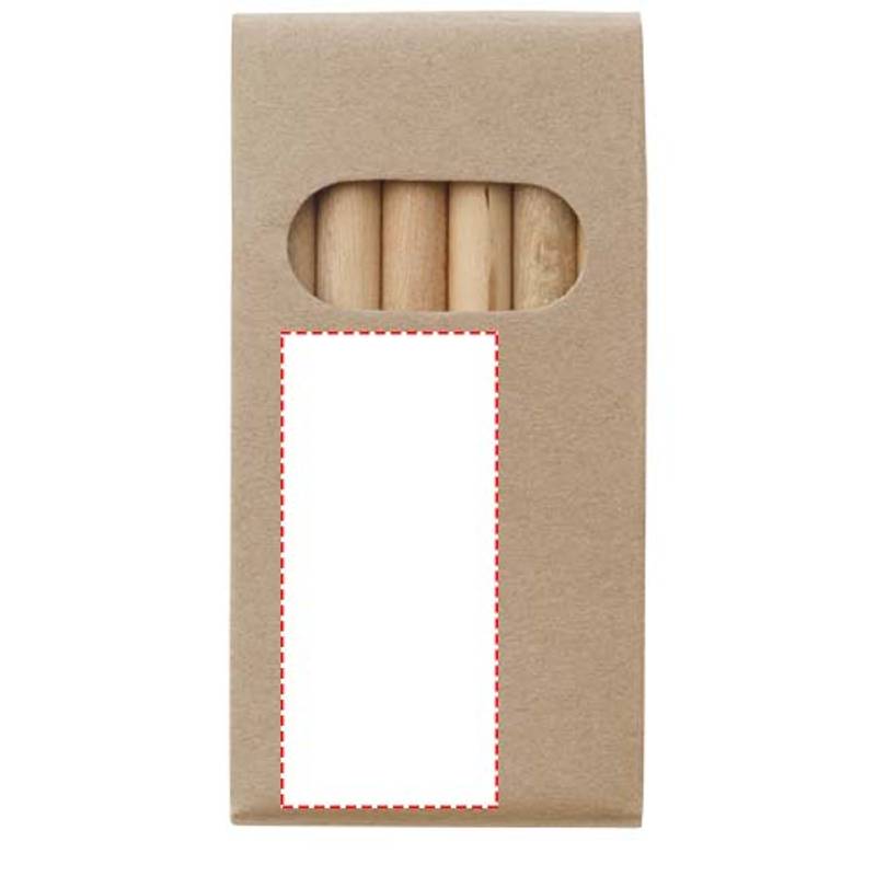 Artemaa Sada na vybarvování se 6 pastelkami, hnědá Natural Artemaa Sada na vybarvování se 6 pastelkami, hnědá Natural