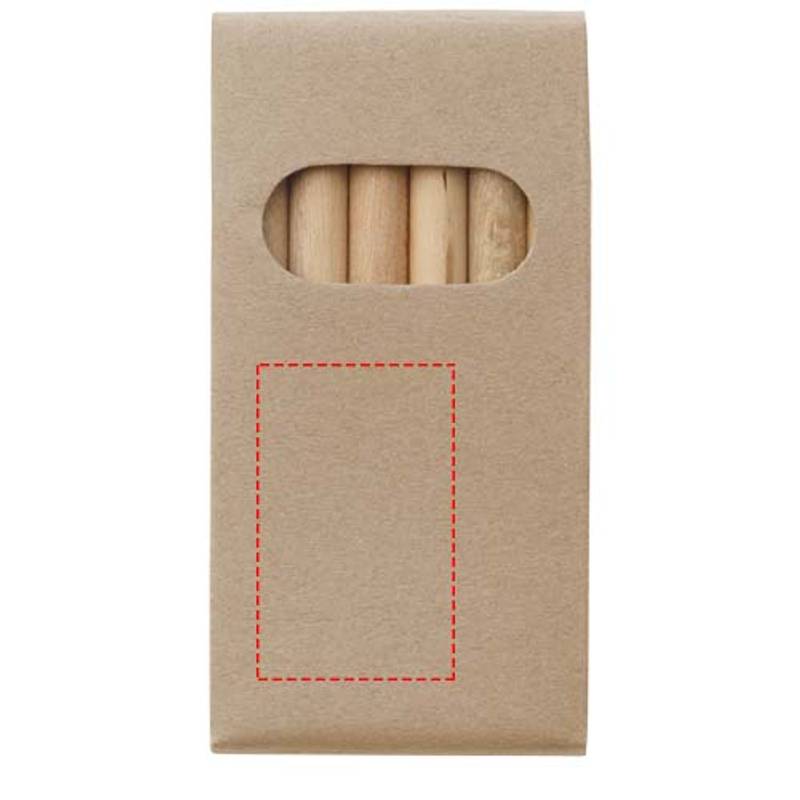 Artemaa Sada na vybarvování se 6 pastelkami, hnědá Natural Artemaa Sada na vybarvování se 6 pastelkami, hnědá Natural