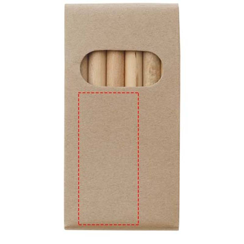 Artemaa Sada na vybarvování se 6 pastelkami, hnědá Natural Artemaa Sada na vybarvování se 6 pastelkami, hnědá Natural