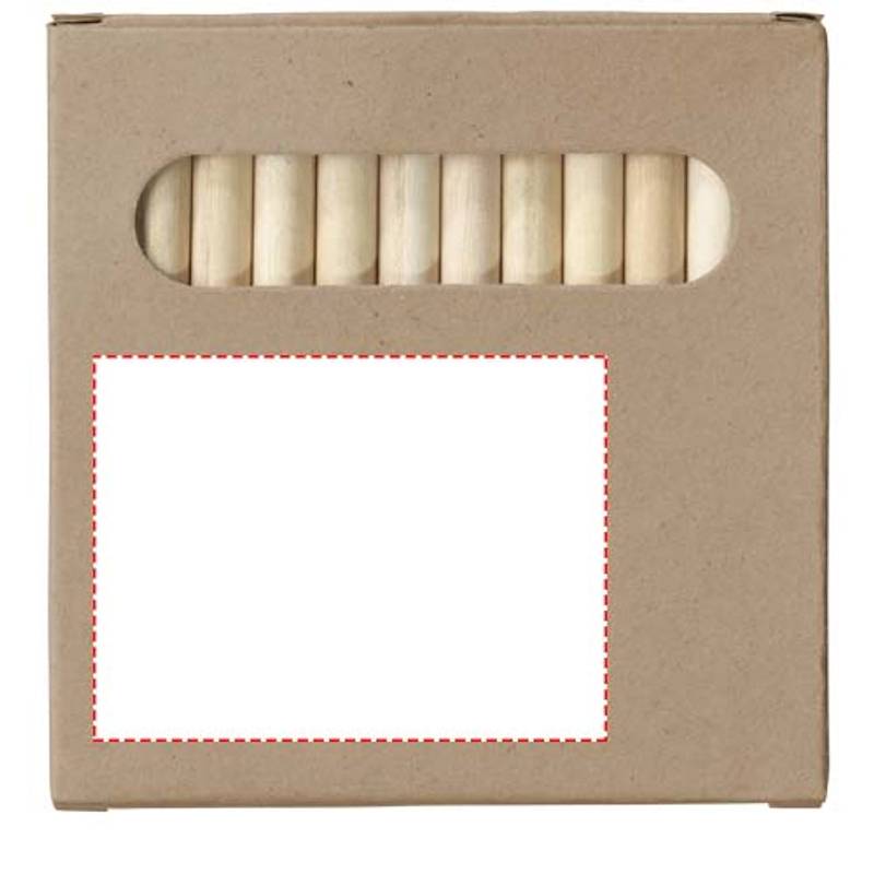 Artemaa Sada na vybarvování s 12 pastelkami, hnědá Natural Artemaa Sada na vybarvování s 12 pastelkami, hnědá Natural