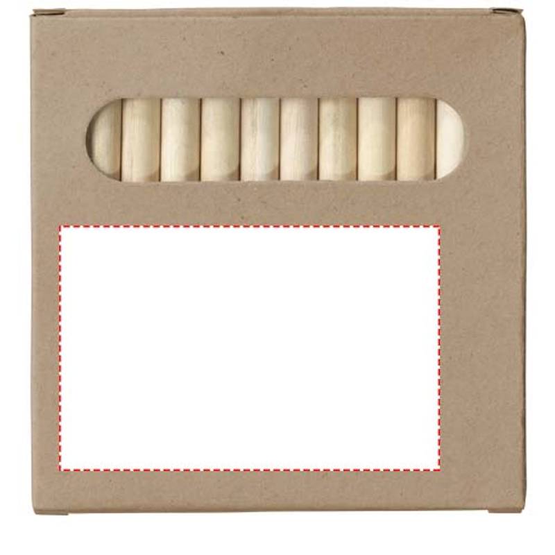 Artemaa Sada na vybarvování s 12 pastelkami, hnědá Natural Artemaa Sada na vybarvování s 12 pastelkami, hnědá Natural