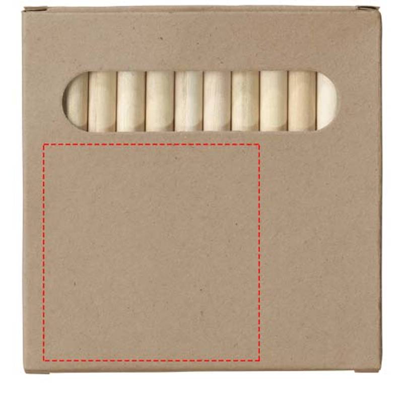 Artemaa Sada na vybarvování s 12 pastelkami, hnědá Natural Artemaa Sada na vybarvování s 12 pastelkami, hnědá Natural