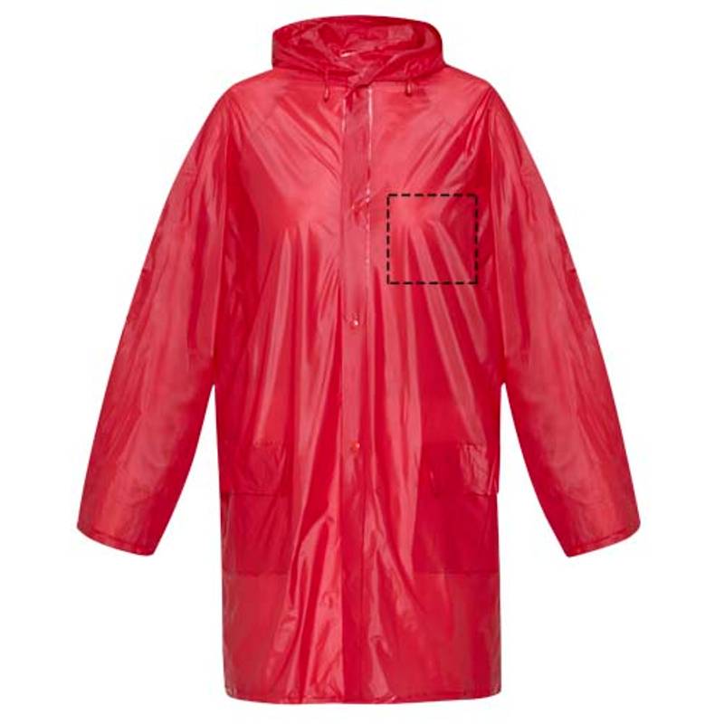 Ada pláštenka, červená, červená Ada pláštenka, červená, červená