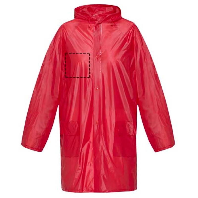 Ada pláštenka, červená, červená Ada pláštenka, červená, červená