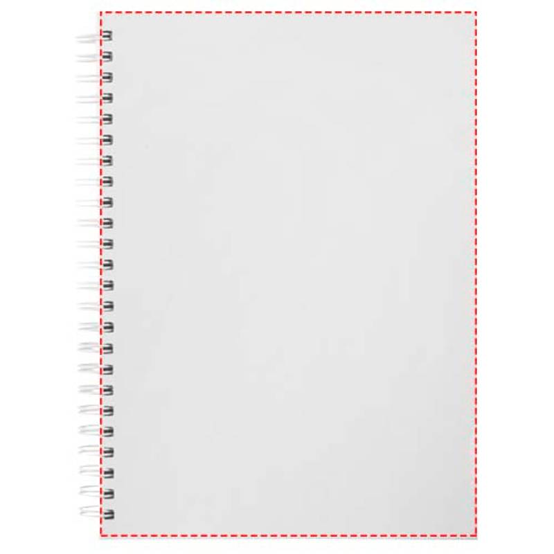 Nedatovaný denník formátu A5 s pevným obalom Desk-Mate®, biela Nedatovaný denník formátu A5 s pevným obalom Desk-Mate®, biela