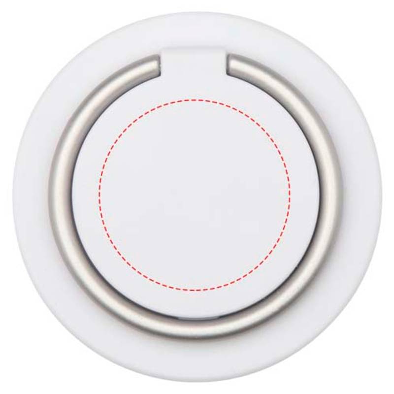 Albali magnetický držák na telefon z recykl. plastu s kroužkovým stojanem, bílá Albali magnetický držák na telefon z recykl. plastu s kroužkovým stojanem, bílá