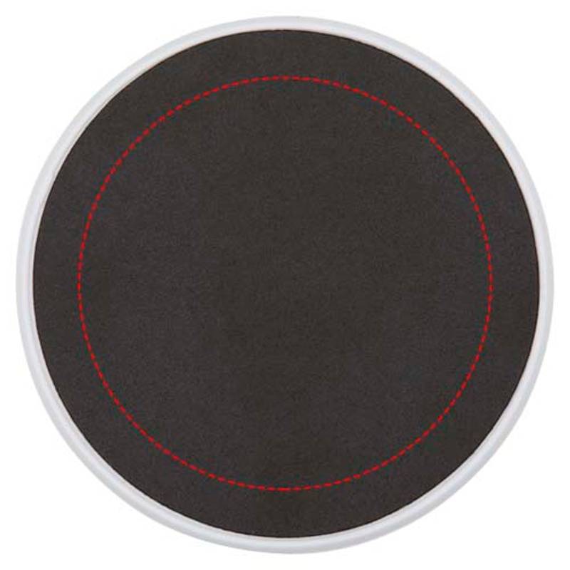 Alcor skládací magnetický stojan na telefon z recykl. plastu s bambusovými detaily, bílá Alcor skládací magnetický stojan na telefon z recykl. plastu s bambusovými detaily, bílá